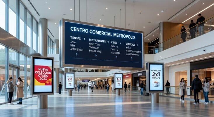 IMAGEN: senales salida led iluminando ruta evacuacion, cumplimiento RIPCI 2024, ahorro energia 80%, ideal edificios España 2026